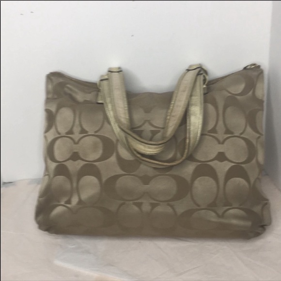 .POPPY SIGNATURE SATEEN GLAM TOTE (COACH F18351 - Picture 3 of 8